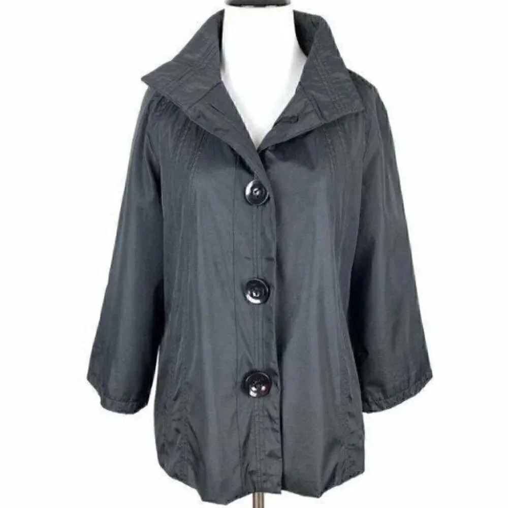 Apt 9. blazer sz M black five button with pockets
